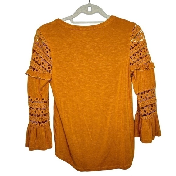 ANTHROPOLOGIE Judy Henley Top Gold Size XS - Picture 6 of 7